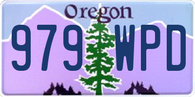 OR license plate 979WPD