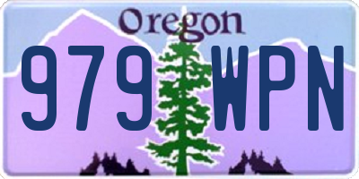 OR license plate 979WPN