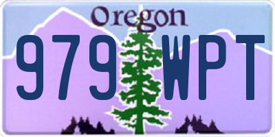OR license plate 979WPT