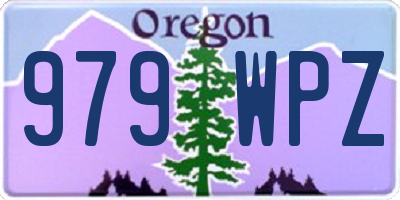 OR license plate 979WPZ