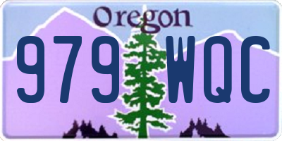 OR license plate 979WQC