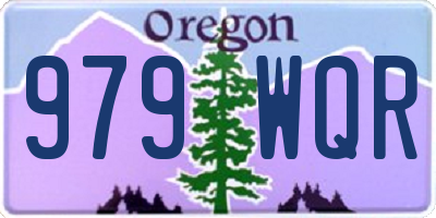 OR license plate 979WQR