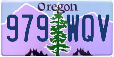 OR license plate 979WQV