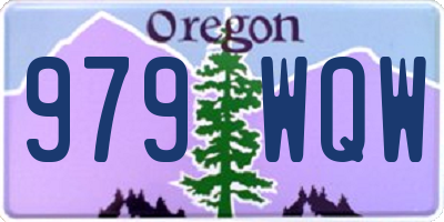 OR license plate 979WQW