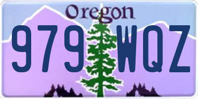 OR license plate 979WQZ