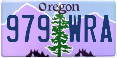 OR license plate 979WRA