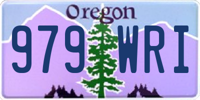 OR license plate 979WRI