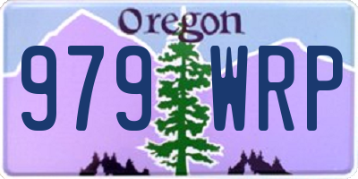 OR license plate 979WRP