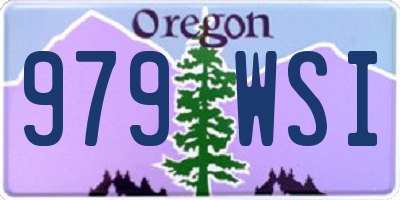 OR license plate 979WSI