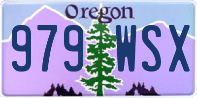 OR license plate 979WSX