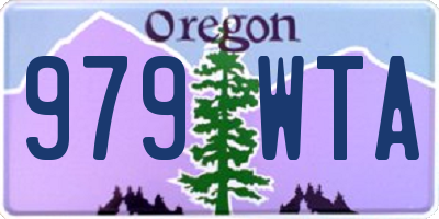 OR license plate 979WTA
