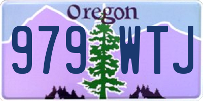 OR license plate 979WTJ