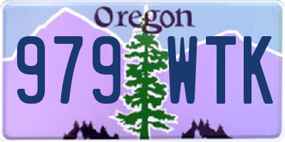 OR license plate 979WTK