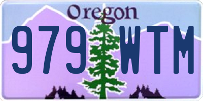 OR license plate 979WTM