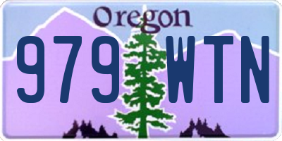 OR license plate 979WTN
