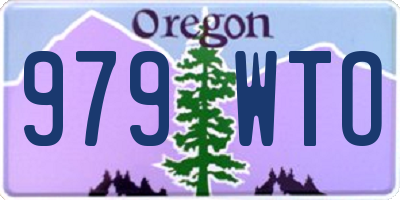 OR license plate 979WTO