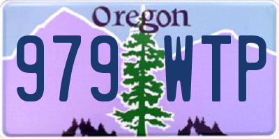 OR license plate 979WTP