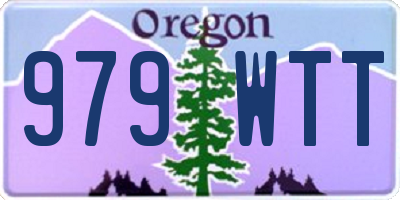 OR license plate 979WTT