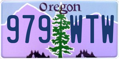 OR license plate 979WTW