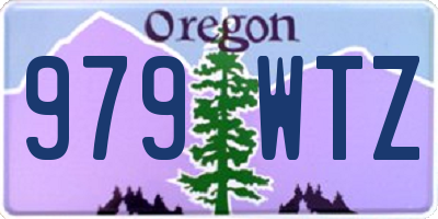OR license plate 979WTZ
