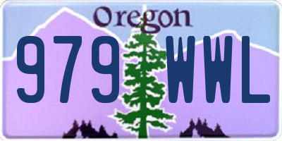 OR license plate 979WWL