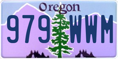 OR license plate 979WWM