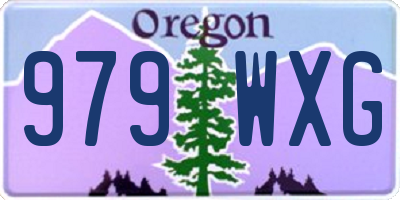 OR license plate 979WXG
