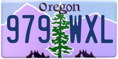 OR license plate 979WXL
