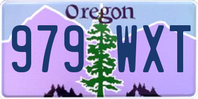 OR license plate 979WXT