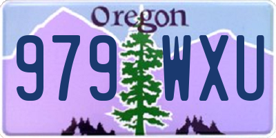 OR license plate 979WXU