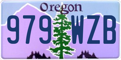 OR license plate 979WZB
