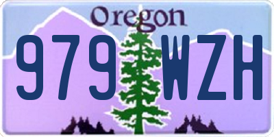 OR license plate 979WZH
