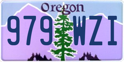 OR license plate 979WZI