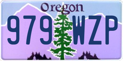OR license plate 979WZP
