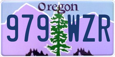 OR license plate 979WZR