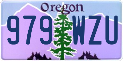 OR license plate 979WZU