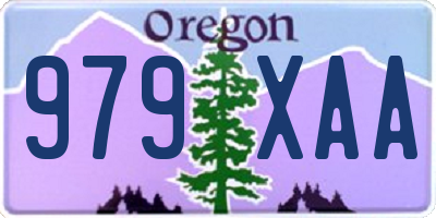 OR license plate 979XAA