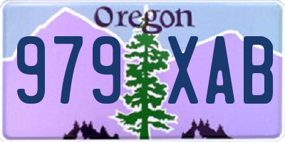 OR license plate 979XAB