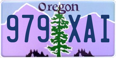 OR license plate 979XAI