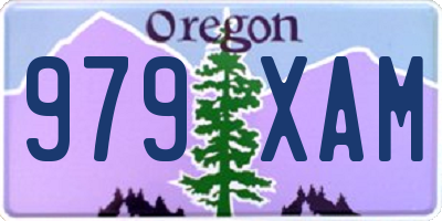 OR license plate 979XAM