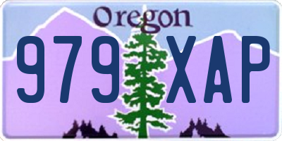 OR license plate 979XAP