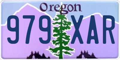OR license plate 979XAR