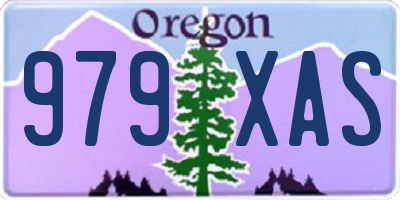 OR license plate 979XAS