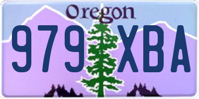OR license plate 979XBA