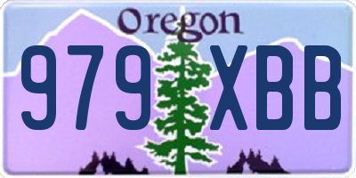OR license plate 979XBB