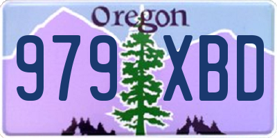 OR license plate 979XBD