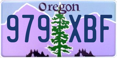 OR license plate 979XBF