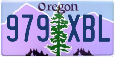 OR license plate 979XBL