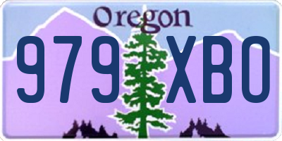 OR license plate 979XBO