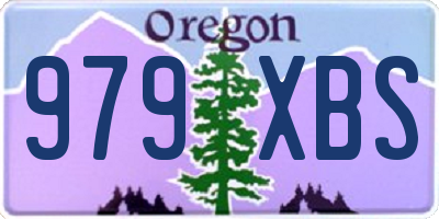 OR license plate 979XBS